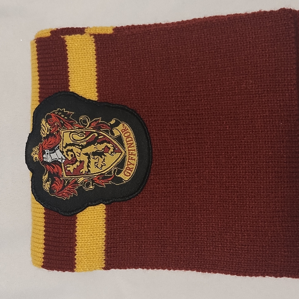 Maroon and Yellow Scarf with Crest
